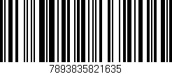Código de barras (EAN, GTIN, SKU, ISBN): '7893835821635'