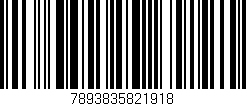Código de barras (EAN, GTIN, SKU, ISBN): '7893835821918'