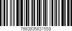 Código de barras (EAN, GTIN, SKU, ISBN): '7893835831559'