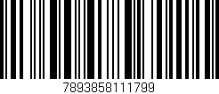 Código de barras (EAN, GTIN, SKU, ISBN): '7893858111799'