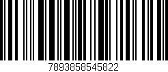 Código de barras (EAN, GTIN, SKU, ISBN): '7893858545822'