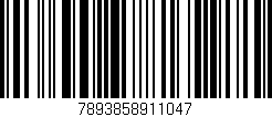 Código de barras (EAN, GTIN, SKU, ISBN): '7893858911047'