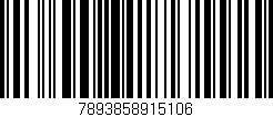 Código de barras (EAN, GTIN, SKU, ISBN): '7893858915106'