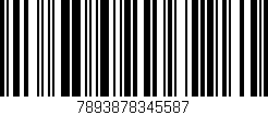 Código de barras (EAN, GTIN, SKU, ISBN): '7893878345587'