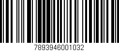 Código de barras (EAN, GTIN, SKU, ISBN): '7893946001032'