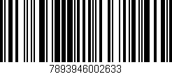 Código de barras (EAN, GTIN, SKU, ISBN): '7893946002633'