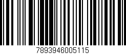Código de barras (EAN, GTIN, SKU, ISBN): '7893946005115'