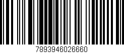 Código de barras (EAN, GTIN, SKU, ISBN): '7893946026660'