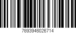 Código de barras (EAN, GTIN, SKU, ISBN): '7893946026714'