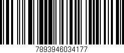 Código de barras (EAN, GTIN, SKU, ISBN): '7893946034177'