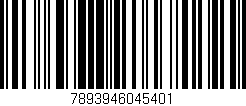 Código de barras (EAN, GTIN, SKU, ISBN): '7893946045401'