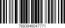 Código de barras (EAN, GTIN, SKU, ISBN): '7893946047771'