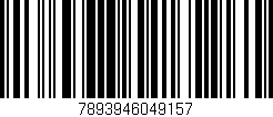 Código de barras (EAN, GTIN, SKU, ISBN): '7893946049157'