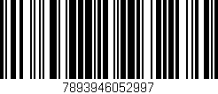 Código de barras (EAN, GTIN, SKU, ISBN): '7893946052997'