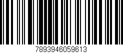 Código de barras (EAN, GTIN, SKU, ISBN): '7893946059613'
