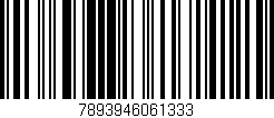 Código de barras (EAN, GTIN, SKU, ISBN): '7893946061333'