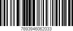 Código de barras (EAN, GTIN, SKU, ISBN): '7893946062033'