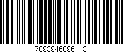 Código de barras (EAN, GTIN, SKU, ISBN): '7893946096113'