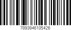 Código de barras (EAN, GTIN, SKU, ISBN): '7893946105426'