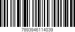 Código de barras (EAN, GTIN, SKU, ISBN): '7893946114039'