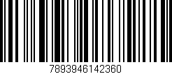 Código de barras (EAN, GTIN, SKU, ISBN): '7893946142360'