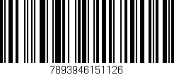 Código de barras (EAN, GTIN, SKU, ISBN): '7893946151126'