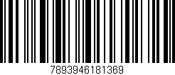 Código de barras (EAN, GTIN, SKU, ISBN): '7893946181369'