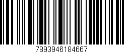 Código de barras (EAN, GTIN, SKU, ISBN): '7893946184667'