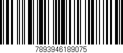 Código de barras (EAN, GTIN, SKU, ISBN): '7893946189075'