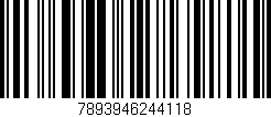 Código de barras (EAN, GTIN, SKU, ISBN): '7893946244118'