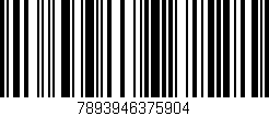 Código de barras (EAN, GTIN, SKU, ISBN): '7893946375904'