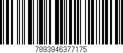 Código de barras (EAN, GTIN, SKU, ISBN): '7893946377175'