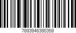 Código de barras (EAN, GTIN, SKU, ISBN): '7893946380359'