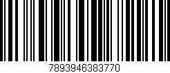 Código de barras (EAN, GTIN, SKU, ISBN): '7893946383770'