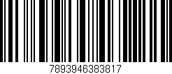 Código de barras (EAN, GTIN, SKU, ISBN): '7893946383817'
