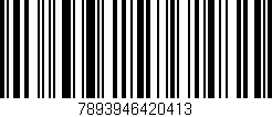 Código de barras (EAN, GTIN, SKU, ISBN): '7893946420413'