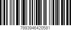 Código de barras (EAN, GTIN, SKU, ISBN): '7893946420581'