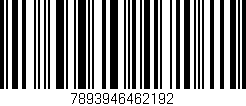 Código de barras (EAN, GTIN, SKU, ISBN): '7893946462192'