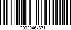 Código de barras (EAN, GTIN, SKU, ISBN): '7893946467111'