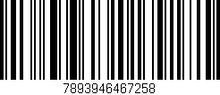 Código de barras (EAN, GTIN, SKU, ISBN): '7893946467258'