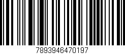 Código de barras (EAN, GTIN, SKU, ISBN): '7893946470197'