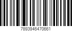 Código de barras (EAN, GTIN, SKU, ISBN): '7893946470661'