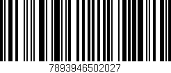 Código de barras (EAN, GTIN, SKU, ISBN): '7893946502027'