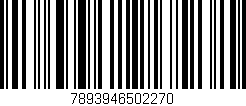 Código de barras (EAN, GTIN, SKU, ISBN): '7893946502270'