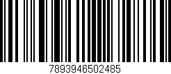 Código de barras (EAN, GTIN, SKU, ISBN): '7893946502485'