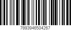 Código de barras (EAN, GTIN, SKU, ISBN): '7893946504267'