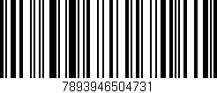 Código de barras (EAN, GTIN, SKU, ISBN): '7893946504731'