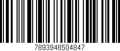 Código de barras (EAN, GTIN, SKU, ISBN): '7893946504847'