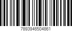 Código de barras (EAN, GTIN, SKU, ISBN): '7893946504861'