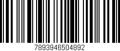 Código de barras (EAN, GTIN, SKU, ISBN): '7893946504892'